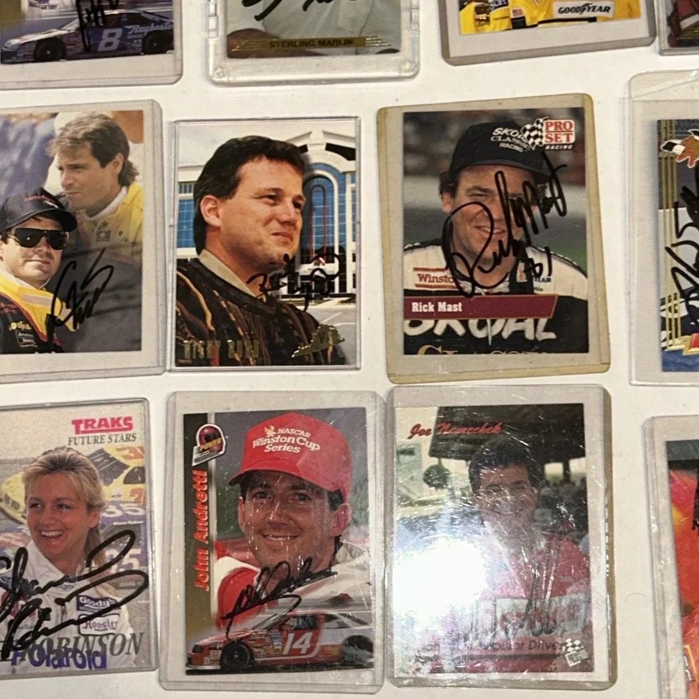 Nascar Signed Autograph Card Lot Of 29 Racing‎ Legend Signatures B4